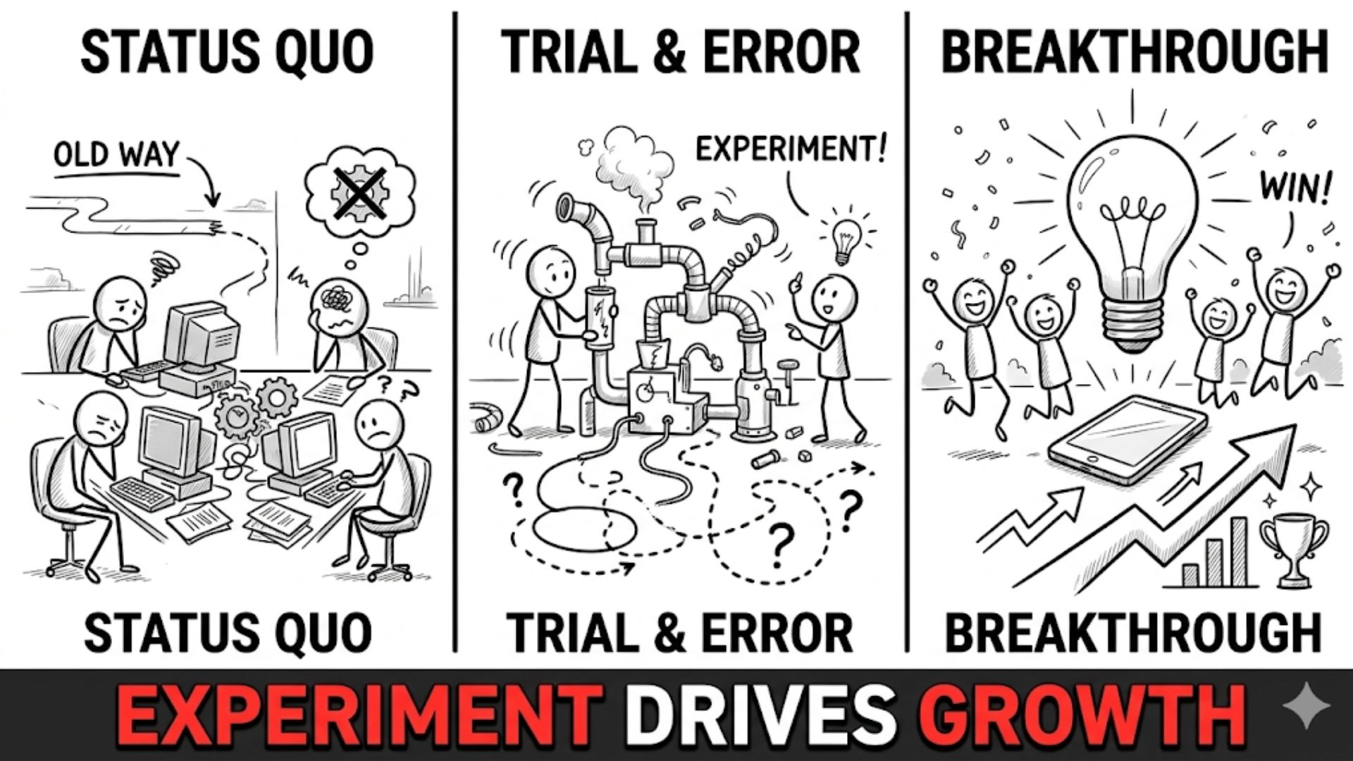experiment drive growth