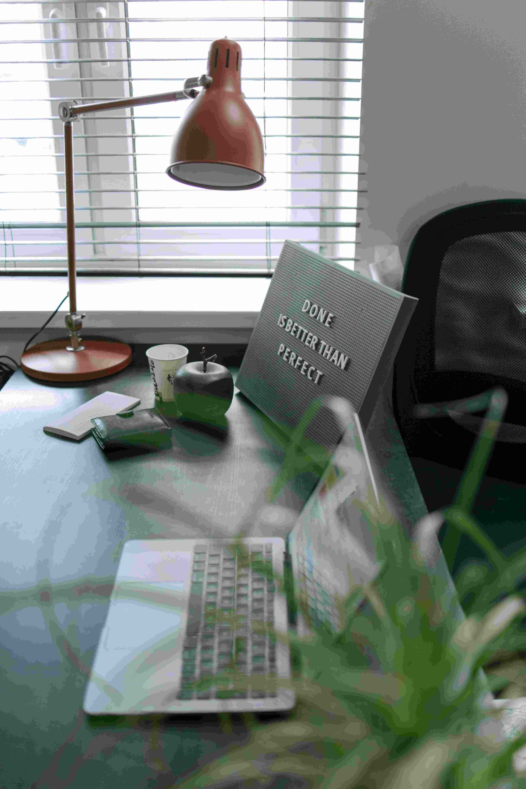 procrastination overcome focus work desk productive morning light