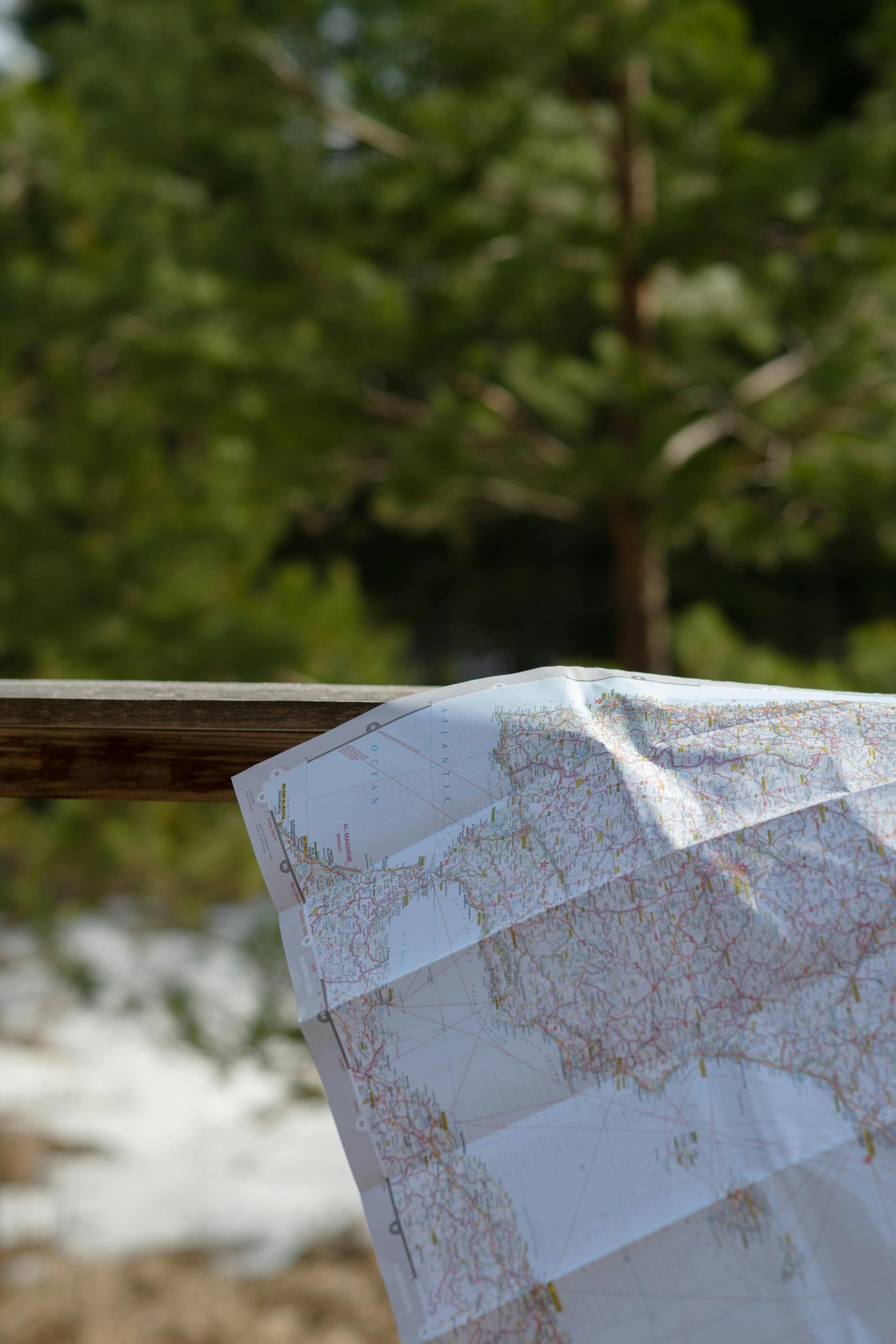 physical map vs actual landscape territory thinking