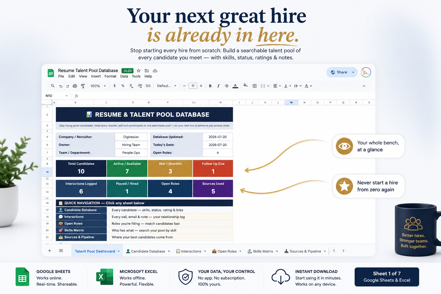 Stop Re-Reading Resumes: The Skills Matrix That Shortlists in Seconds